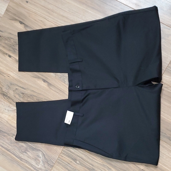 Zara Black Plus Size Cropped Fit Trouser Pants - Picture 3 of 12